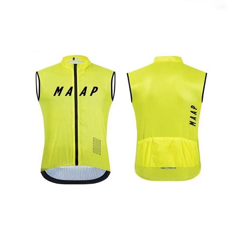 Herren Fahrrad Winddichte Weste Trikot Atmungsaktiv Schnelltrocknend Fahrradbekleidung Rennsport Sportbekleidung
