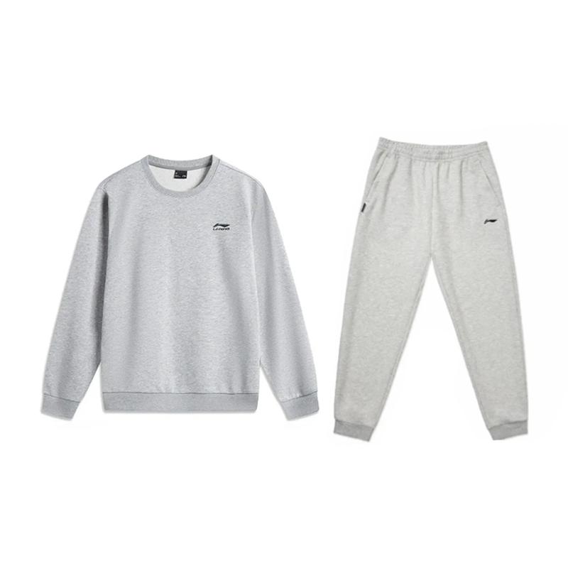 Li Ning Casual Sportswear Unisex Gray+Gray AWDVA97-2+AKLVB11-1