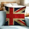 British National Flag-G Culture Square Double-Sided printed Pillow Case Bedroom Bedside Pillow Sofa Cushion Cover Gift