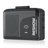 Enregistreur Cassette Portable Noir Reshow avec Haut-parleur et Prise Casque Lecture Inverse Stéréo Complète Convertisseur Numérique Cassette vers MP3 USB Prise Intégrée,