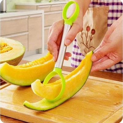 1 removedor de semillas de frutas creativo, separador de pulpa de sandía y melón, cuchara para extraer mango y pitahaya, cuchillo para sandía y cuchara, herramienta de cocina.