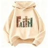 Vintage Faith Colorful Design Hoodie Kids Children's Sweatshirt Hoody Casual Hoodies for Boys Girls Clothes