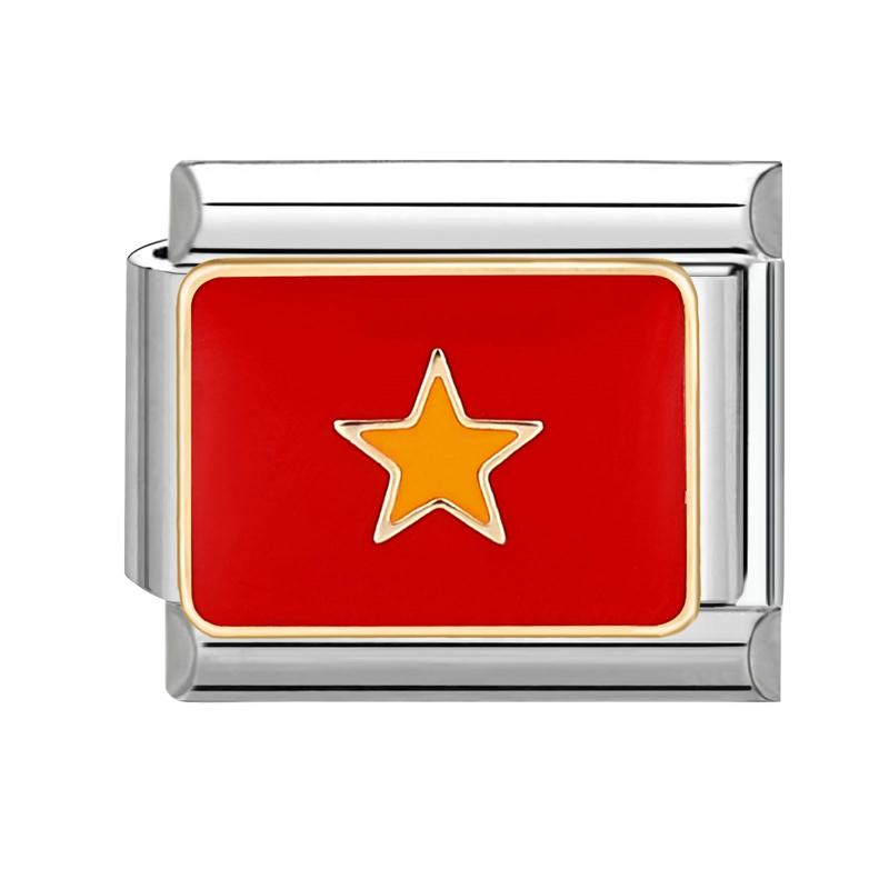 LOVE Heart Flowers Daisy Dogs Cow Star Planet Italian Charm Links Fit 9mm Stainless Steel Bracelet DIY Making Gifts