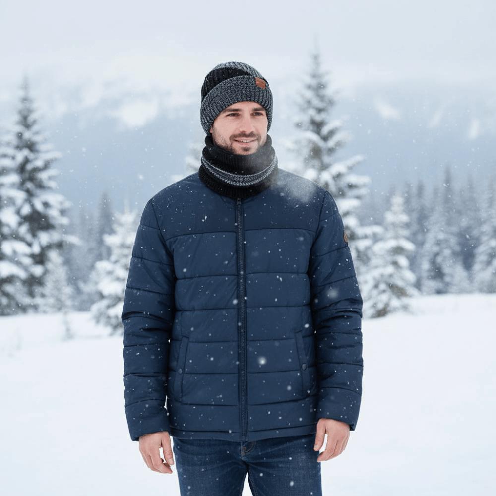 Windproof Winter Hat Scarf Set Soft Neck Warmer Fashion Ear Protection for Women