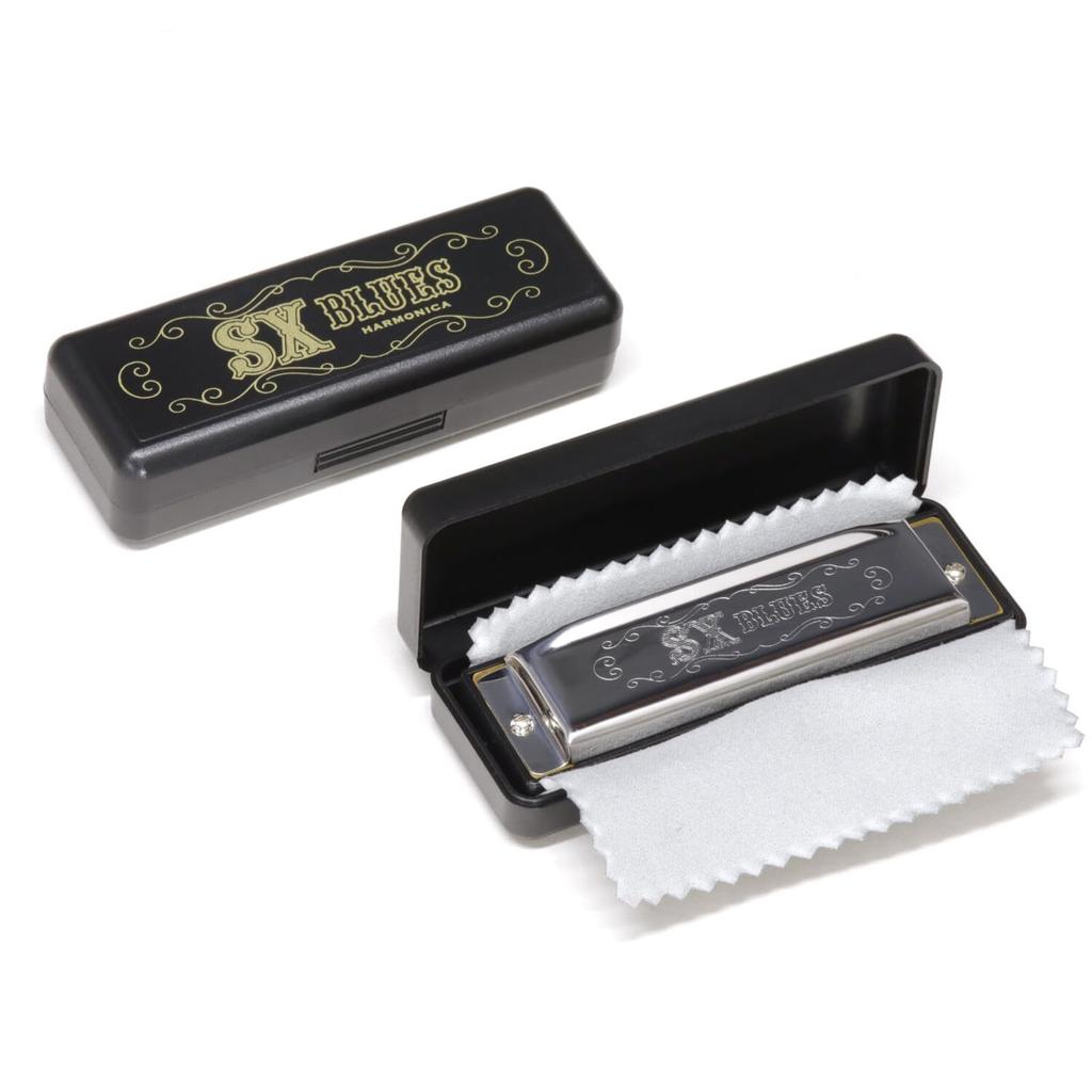 SX Blues Harmonica 10-hole C Key HM1020C