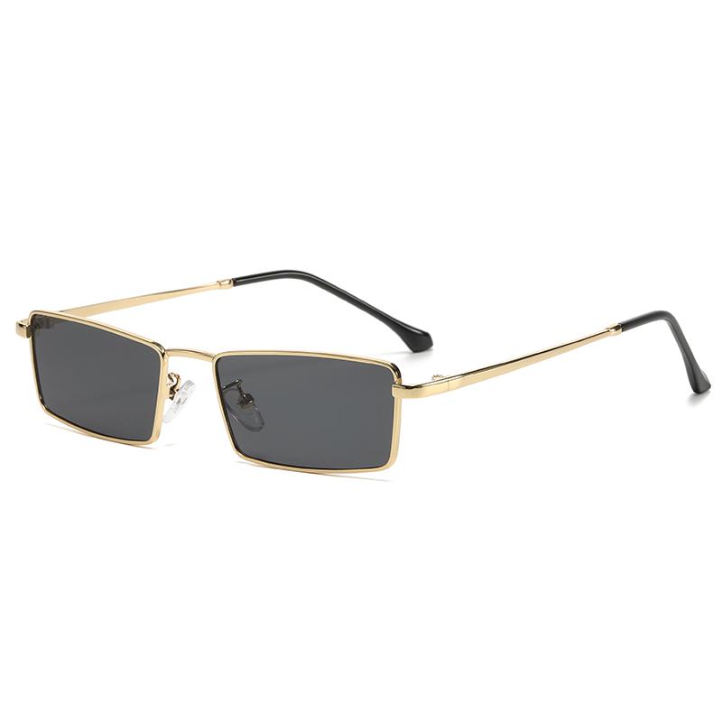 INS Fashion Small Frame Square Sunglasses Women Metal Luxury Street Photography Eyewar Retro Casual Unisex Sun Glasses