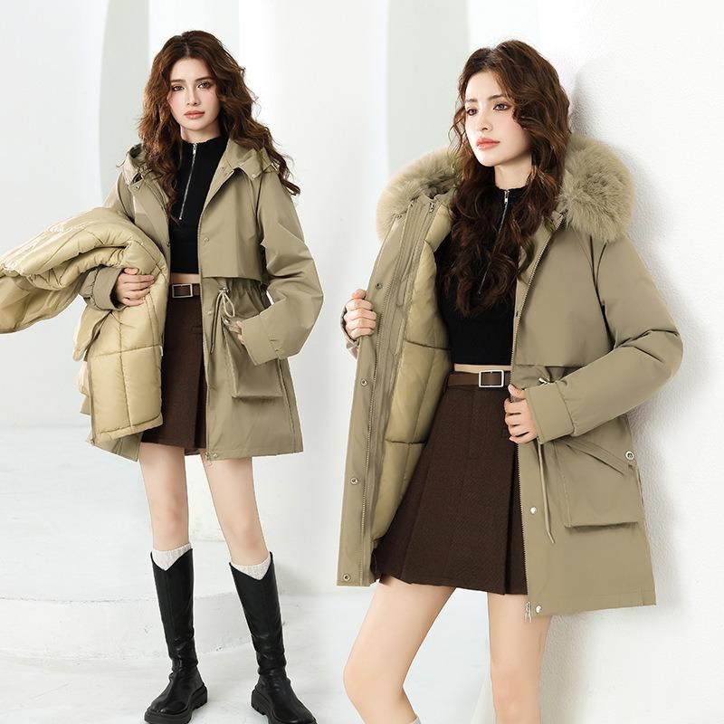 One dress three wear live removable pie overcome women's new thermal cotton clothes cotton coat new pie overcome