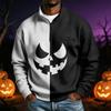 Men's Halloween Print Long Sleeve Sweatshirt