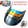 R1 Helmet Visor Shield for Visiere Casque Scorpion Exo R1 Protection  Dustproof Uv Cut Visor Motorcycle Helmet Accessories