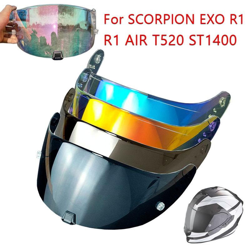 R1 Helmet Visor Shield for Visiere Casque Scorpion Exo R1 Protection Dustproof Uv Cut Visor Motorcycle Helmet Accessories