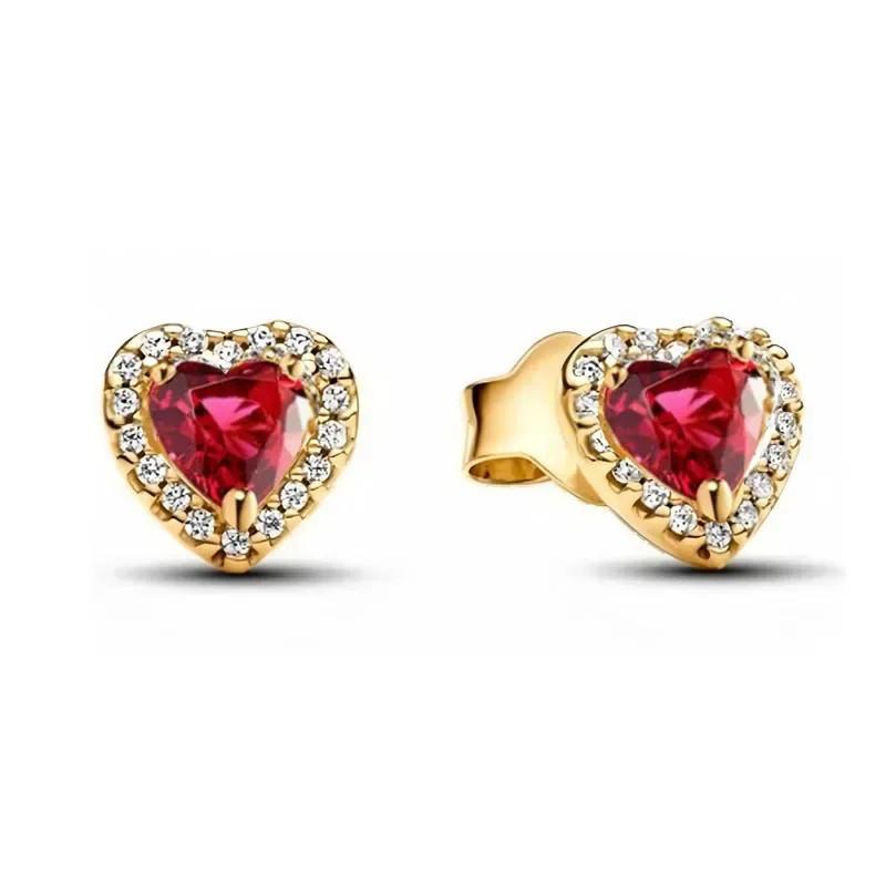 25 Sterling Silver Classic Gold Color Series Earrings Light Luxury Pearl Earrings Exquisite Charm Jewelry 2025