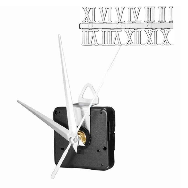 

Clock Movement Mechanism with Hands and Numerals DIY Clock Parts Replacement