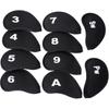 10Pcs Soft Golf Iron Head Covers Protective Golf Headcover Protective Cover Rod Head Cases Golf Accessories Nduring