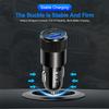 Type C USB 2 Port Car Charger Phone Charger 3.1A Fast Charging 12V 15W Cigarette Lighter Adapter Power Outlet for iPhone Samsung