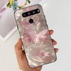 For LG V50 ThinQ 5G Case LM-V500EM Phone Cover Fashion Flower Butterfly Soft Silicone Back Cover For LG V40 V50s Thinq 5G Bumper