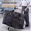 Borsa Portaoggetti Grande Capacità in Spesso Tessuto Oxford Busta per Ordinare Vestiti e Coperte Imballaggio per Trasloco Viaggio Bagaglio da Stiva Accesso