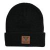 Used Brixton Galveston Waffle Knit Beanie Black Beanie Free Shipping