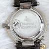 Used Working Item Rare Out of Print Vivienne Westwood Heart Charm Orb All-over Pattern Belt Watch Vivienne Westwood