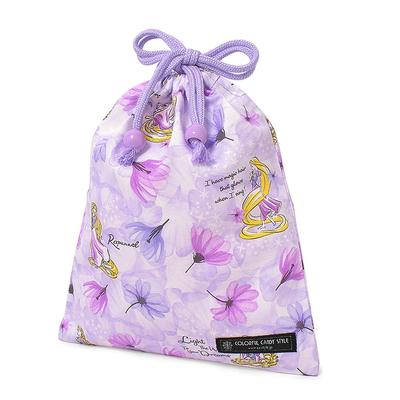 COLORFUL CANDY STYLE Disney Drawstring Lunch Bag, Medium, No Gusset / Rapunzel / FASHIONABLE PRINCESS / Rapunzel / Princess Rapunzel N7052200