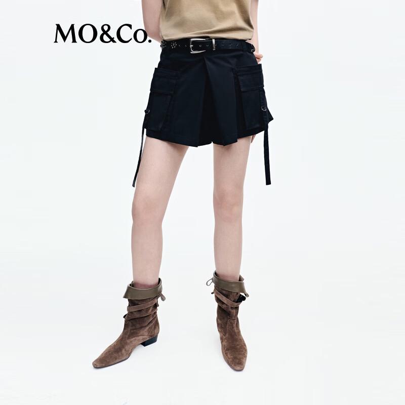 MO&Co. Pleated A-Line Skort
