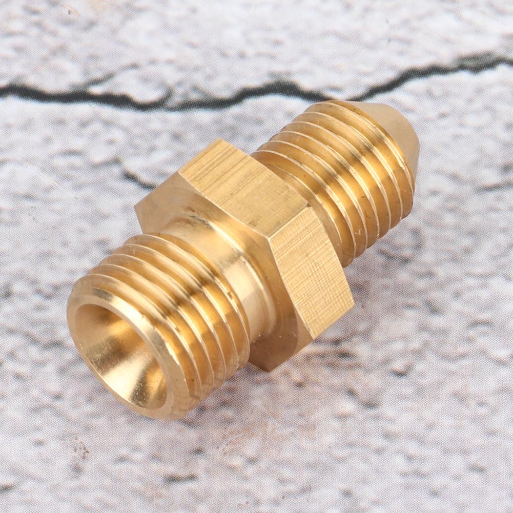 UNF Male To AN4 1 2 20 Male Brass Fitting Adapter Connector for Oil Water Gas 4mm   0.2in Hole