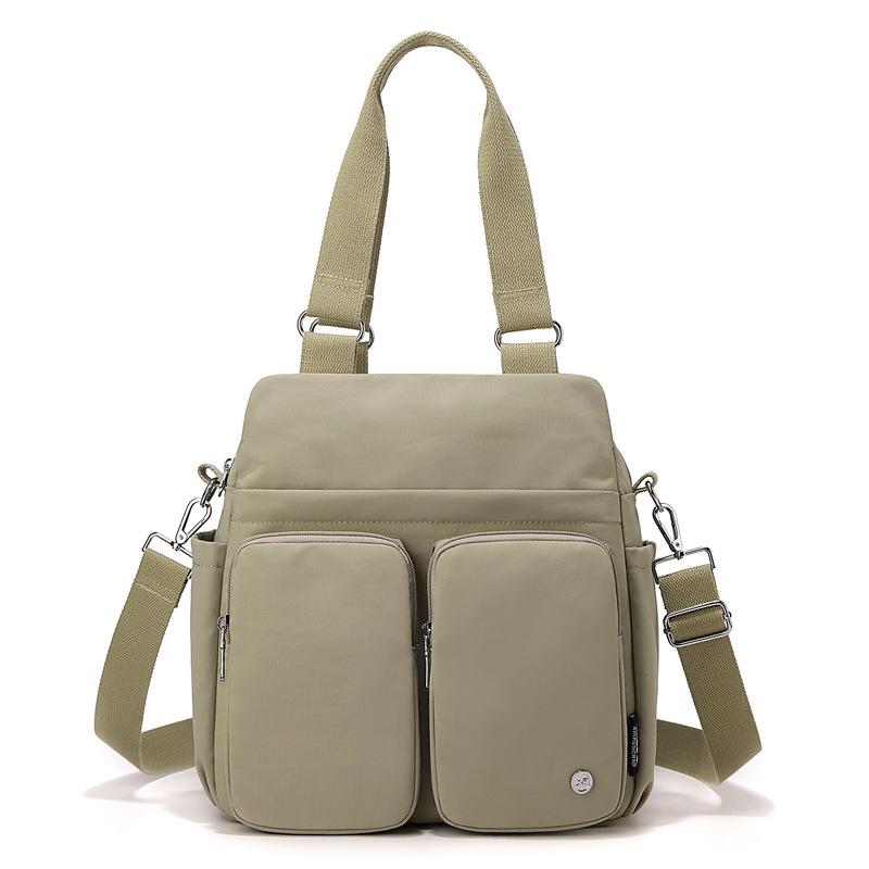 Women's Lightweight Nylon Shoulder Bag Large Capacity Hand Crossbody Bag