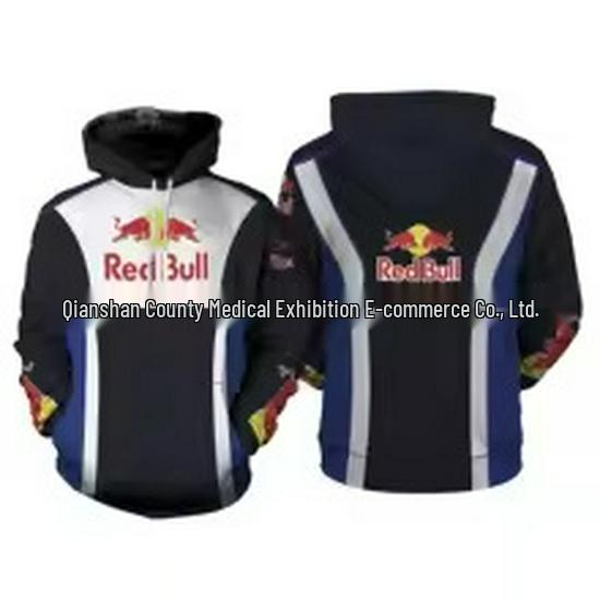 2025 Herren Red Bull 3D-Druck Lässiger Sport-Hoodie