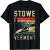 Stowe Vermont Snowboard Vintage Snowboarding Berg T-Shirt