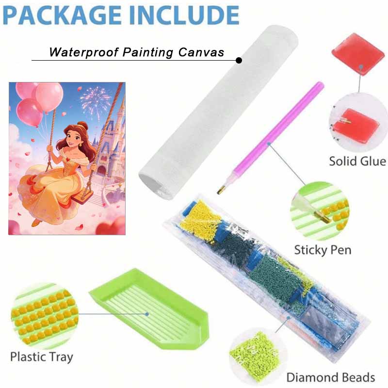 Disney Diamond Painting Kit Classic Enchanted Castle Home Decor Craft Perfect Gift Idea Diamond Art