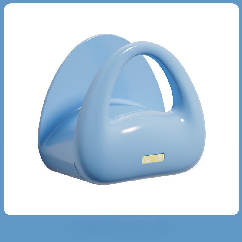 

1PC Free Punching, Arched Bag Rack At The Entrance Door, Wardrobe Hat, Multi-functional Storage, Seamless Widening and Enlarged Hook. синій