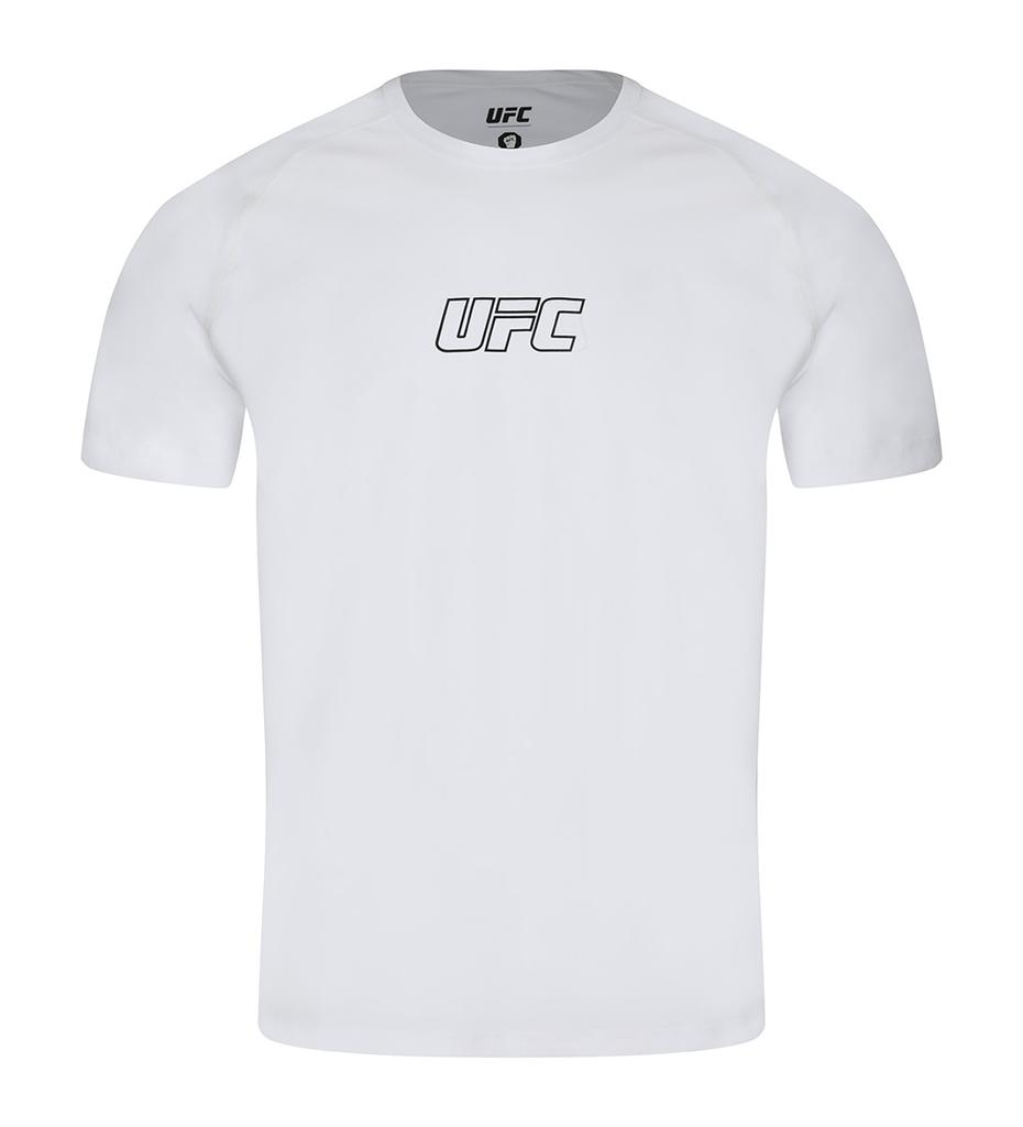 UFC SPORT Ufc Tension Muscle Fit Short Sleeve T-Shirt White U4Ssu2321Ow