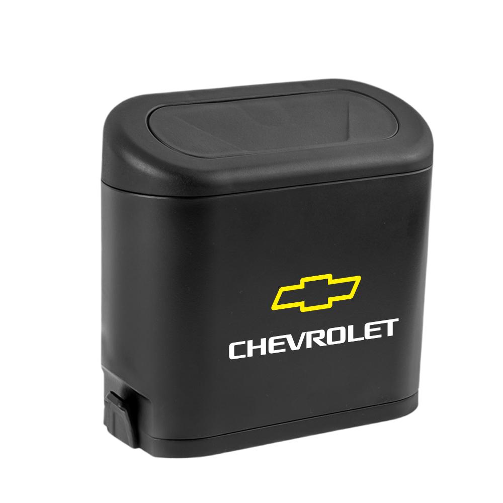 1pcs Car Trash Bin Dust Case Storage Box Accessories for Chevrolet Cobalt Captiva Trax Malibu Epica Silverado Trailblazer Volt