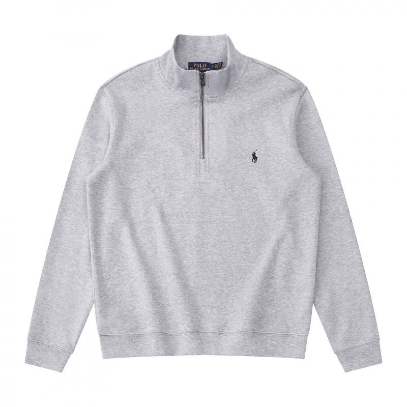 

American Cotton Half-Zip Hoodie with Stand-Up Collar - Versatile Autumn Cardigan XL