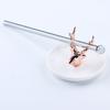 2Pcs Drinking Thickened Good Transmittance Heat Resistance Drinking Glass Creative Colorful Milk Tea Straws Daily Use