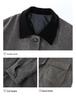 Plus Size Women's Korean Style Wool-Blend Down Coat 2025: Loose, Warm, Windproof Lapel Jacket