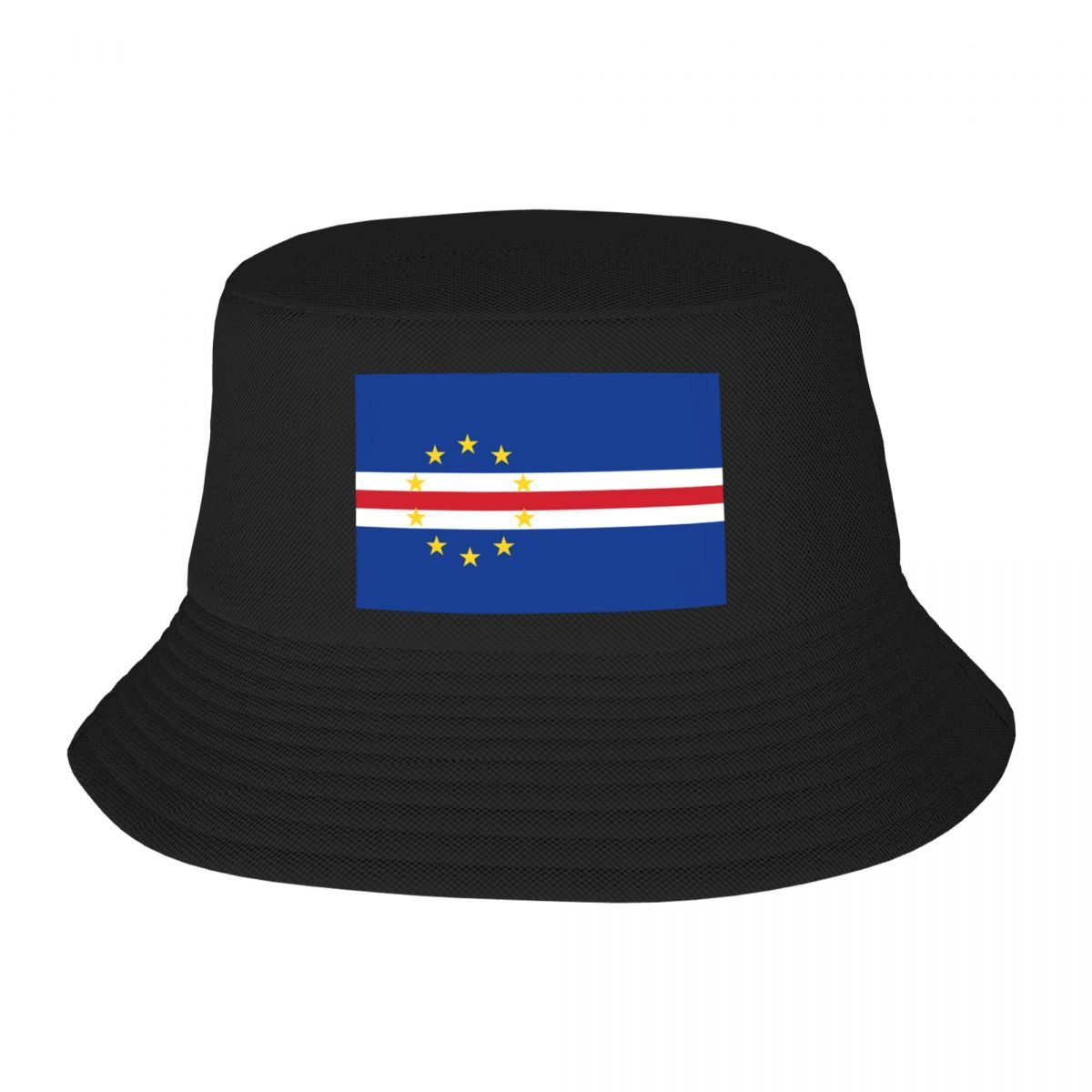 

Custom Cape Verde Flag Bucket Hat Unisex Women Fashion Summer Beach Sun FisherUnisex Cap