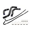 Silicone Radiator coolant Hose kit For Kawasaki Z900 Z900RS 2017-2025 Black