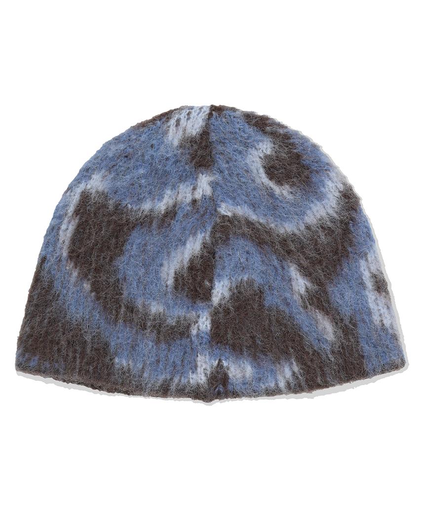 MAHAGRID Destroyed Eclipse Hairy Beanie Brown(Mg2Efmab38A)