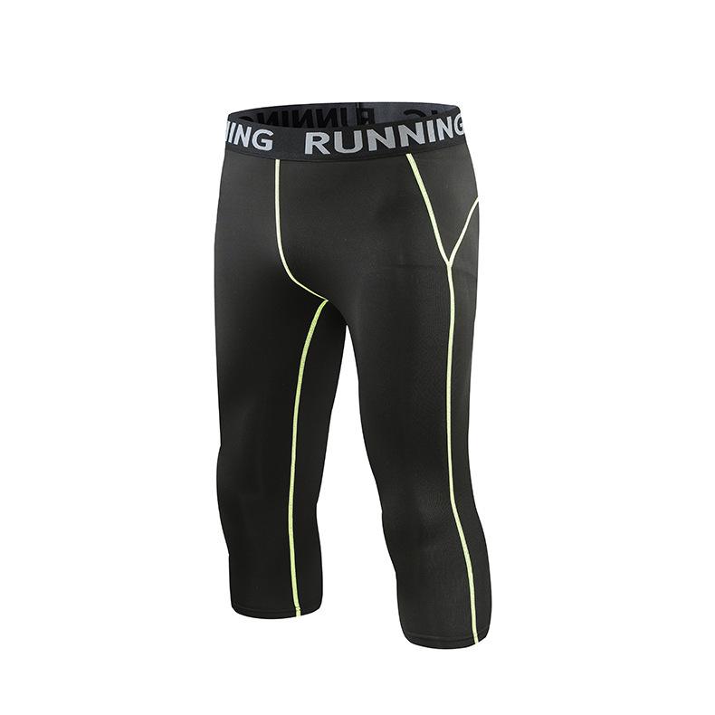 Herren & Kinder Schnelltrocknende Kompressions-Laufshorts - 7/8 Länge