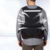 TOOLHUWEI Workwear Tool Vest Safety Work Vest with Multi-pockets Toolkit Pouch Heavy Construction Vest for Electrician Carpenter