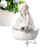 Our Lady of Grace Statue Virgin Mary Keepsake Rosary Holder Catholic Gifts for Women Religious Home Decor Blessed Mother Statues