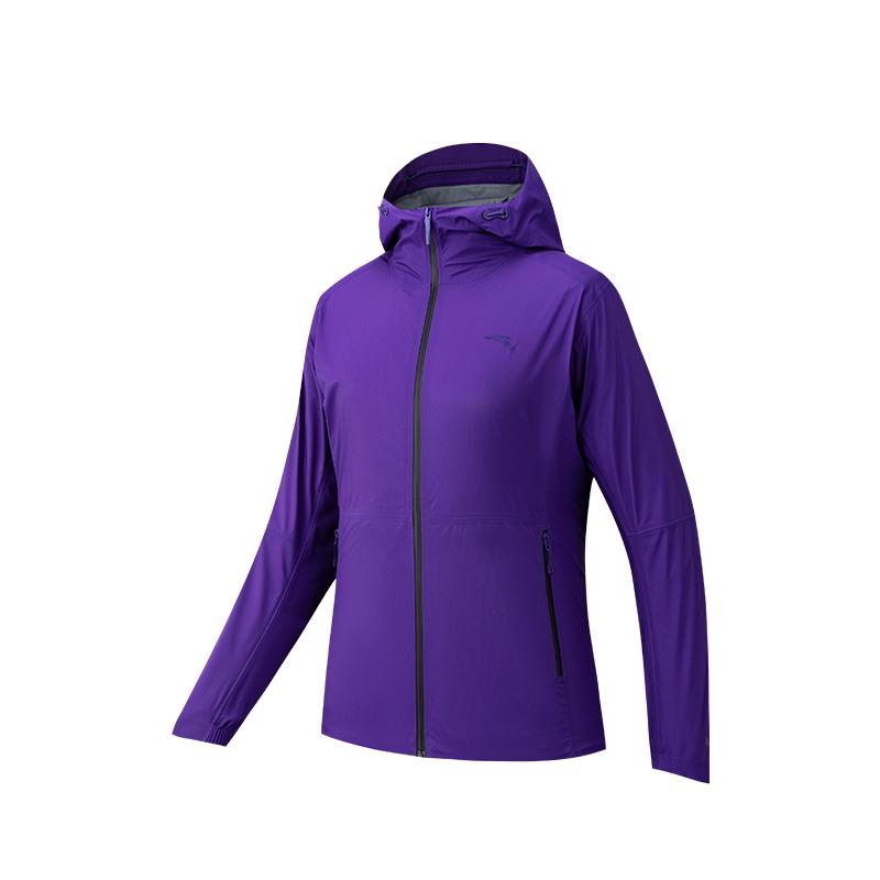 

Anta Minimalist Hooded Casual Fashion Versatile Waterproof Jacket Women outerwear 162627606-6 2XL