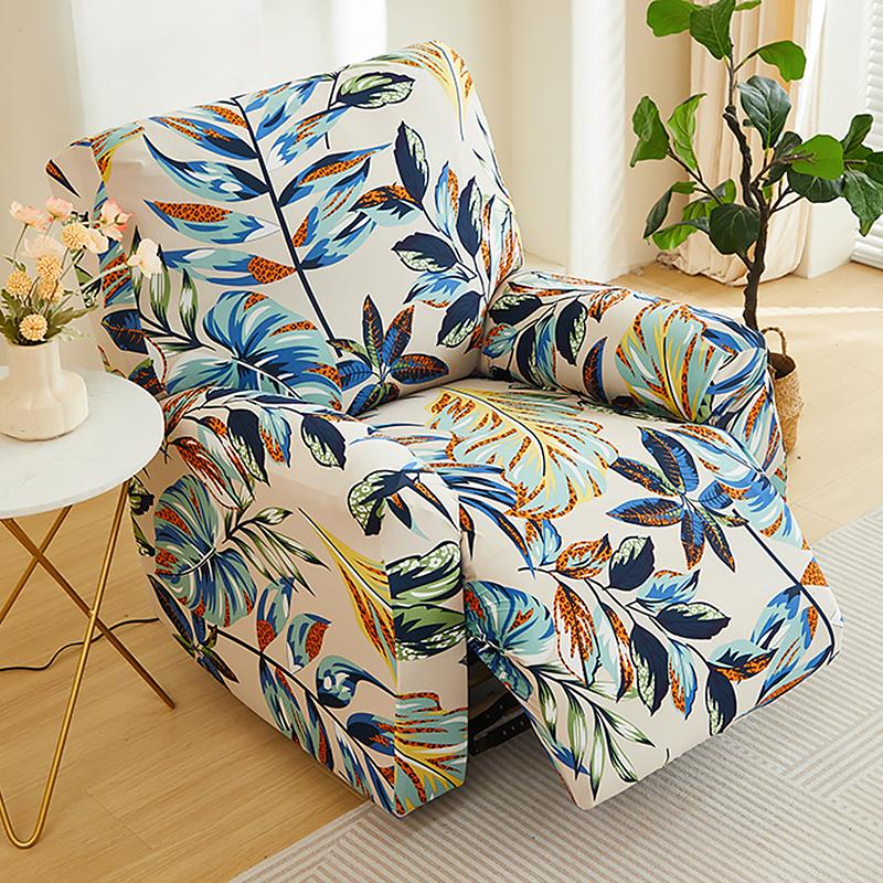 Recliner Slipcovers 4-Pieces Sofa Covers Couch Chair Cover Non Slip Reclining Furniture Protector Sofa Covers for Living Room