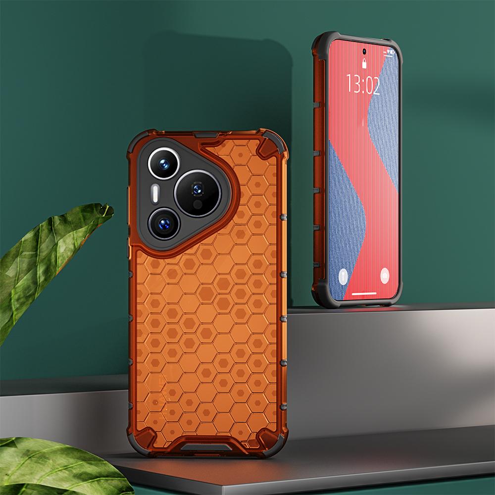 

Противоударный защитный чехол KEYSION для Huawei Pura 70 Ultra P70, силиконовый + ПК, прозрачный сотовый чехол для телефона для Huawei Pura 70 Pro + for Huawei Pura 70 оранжевый