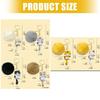 Practical Plush Cats Shape Keychain Soft Bag Hanging Pendant Plush Texture Creative Present for Children Adults Souvenir