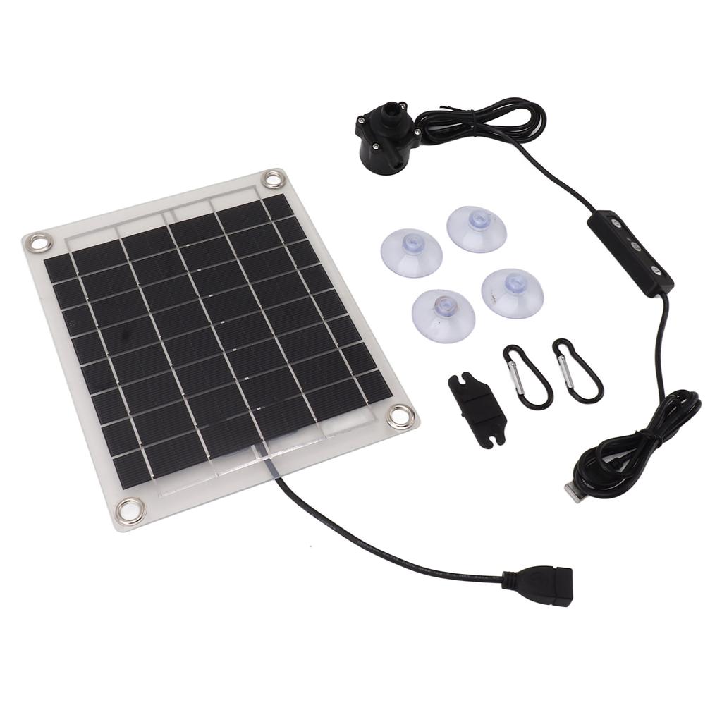 Solar Water Pump Kit 20W Submersible for Fountain Pond Bird Bath Irrigation Adjustable Water Volume