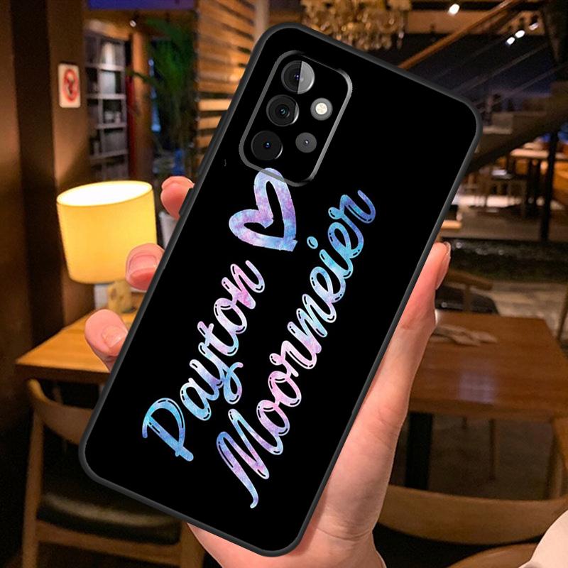 Payton Moormeier Case For Samsung Galaxy A54 A34 A14 A51 A71 A50 A70 A12 A22 A32 A52 A53 A33 A13 Back Cover