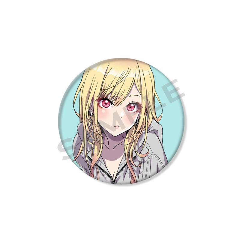 My Dress-Up Darling Anime Brooch Pin Kawaii Cartoon Figure Marin Kitagawa Badge Bag Hat Accessories Animation Peripheral Gifts