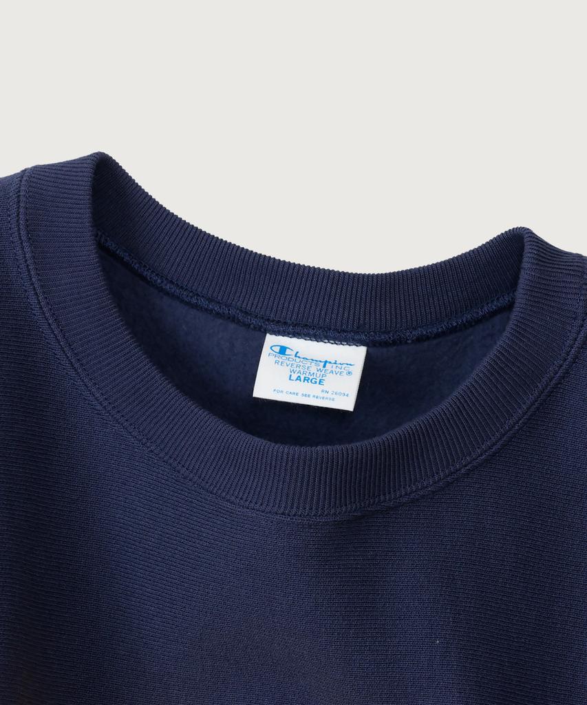 Champion Reverse Weave Blu-Tack Regular Fit Brushed College Sweatshirt Dark Navy