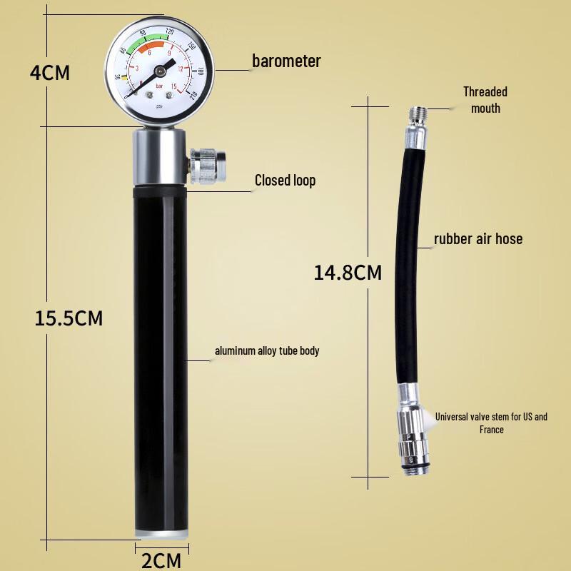 Lishi Car & Bike Electric Air Pump with Pressure Gauge